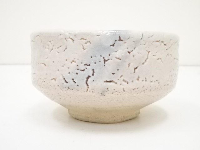 藤原恭助　備前志野茶碗　共箱　直径11.2cm 東H5-0916⑦ 藤原恭助 備前志野茶碗 共箱 直径11.2cm 東H5-0916⑦